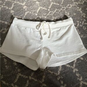 Garage Snow White Soft Knit Shorts